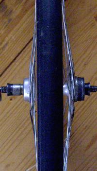 respaced hub for fixed gear