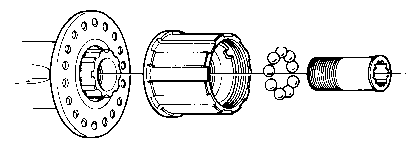 gijzelaar Refrein oog Shimano freehubs repareren