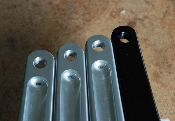custom crank lengte