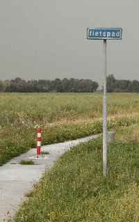 cycling path sign