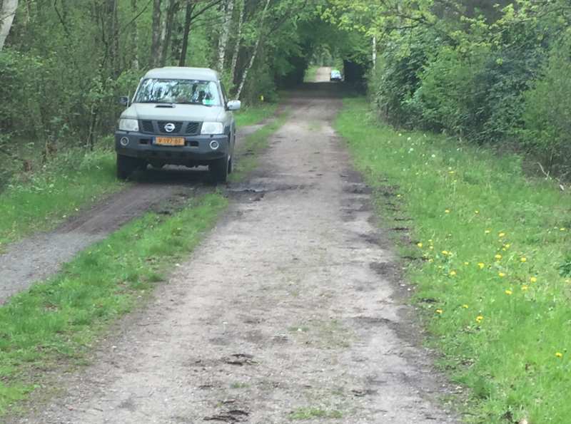 parkeren op de fietsstrook