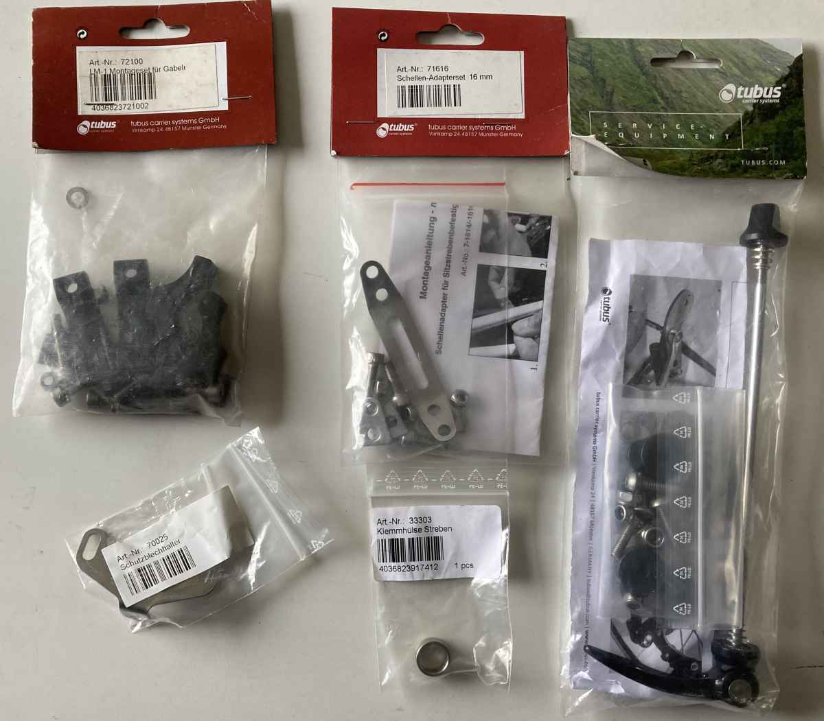tubus accessoires
